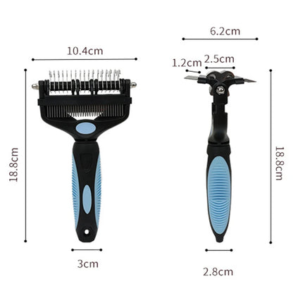 Premium 3-in-1 Pet Deshedding Brush