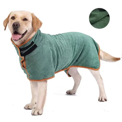 Ultra-Absorbent Pet Bathrobe