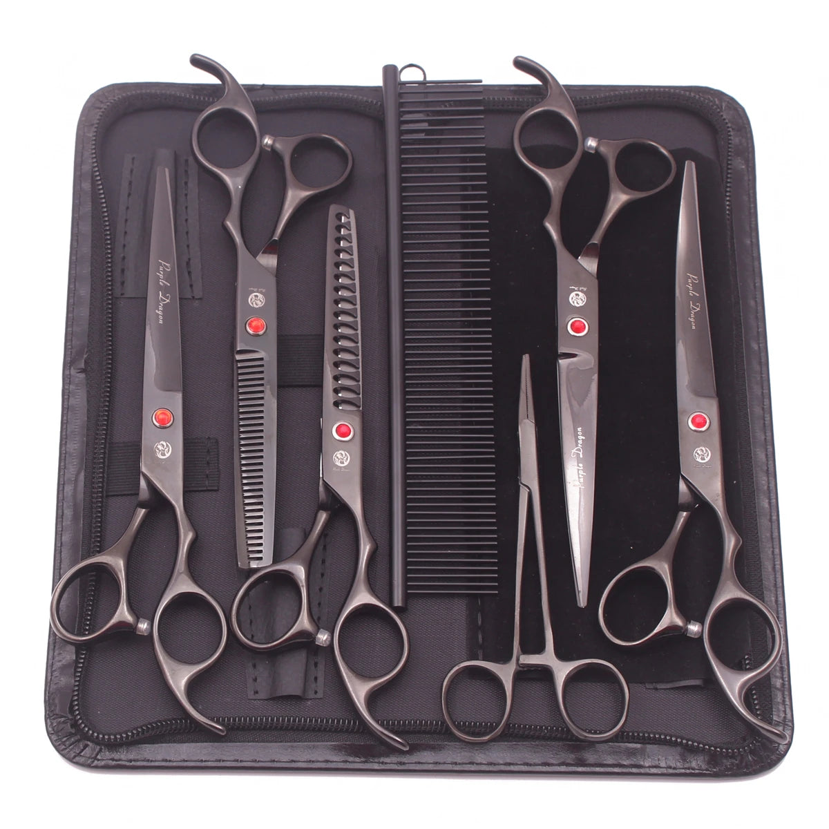 Purple Dragon 7” Japanese Steel Grooming Shears