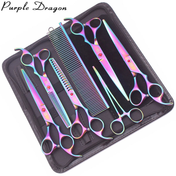 Purple Dragon 7” Japanese Steel Grooming Shears