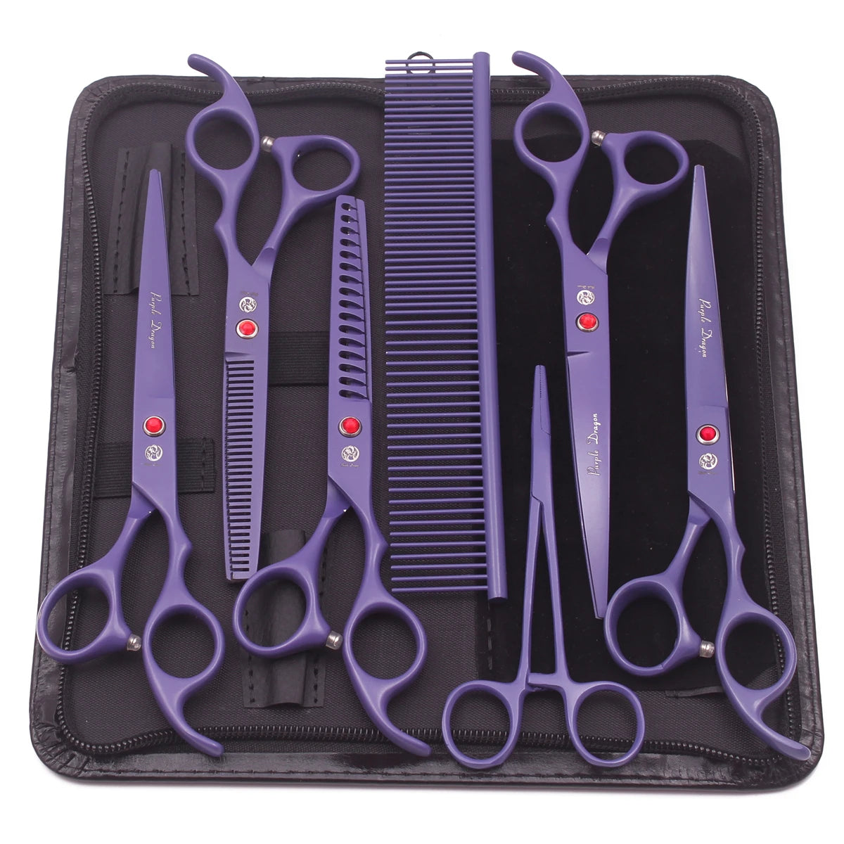 Purple Dragon 7” Japanese Steel Grooming Shears