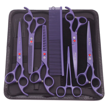 Purple Dragon 7” Japanese Steel Grooming Shears