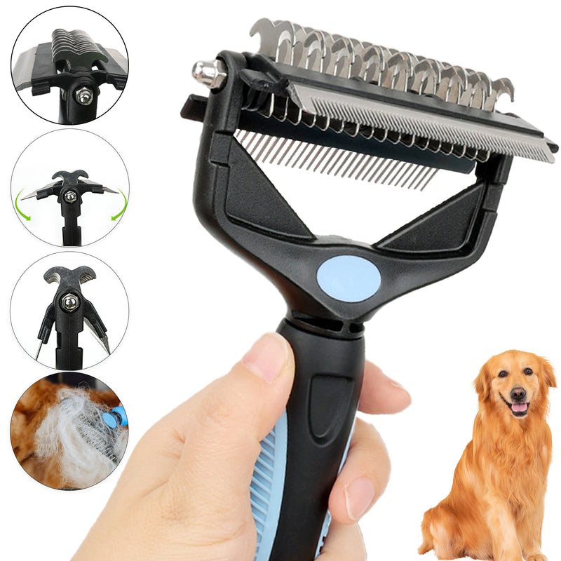 Premium 3-in-1 Pet Deshedding Brush